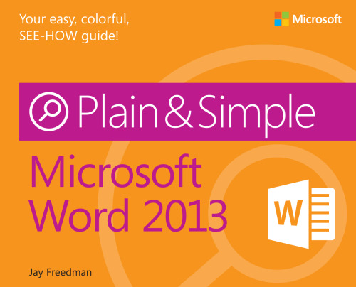 خرید و دانلود نسخه کامل کتاب Microsoft Word 2013 Plain &amp; Simple