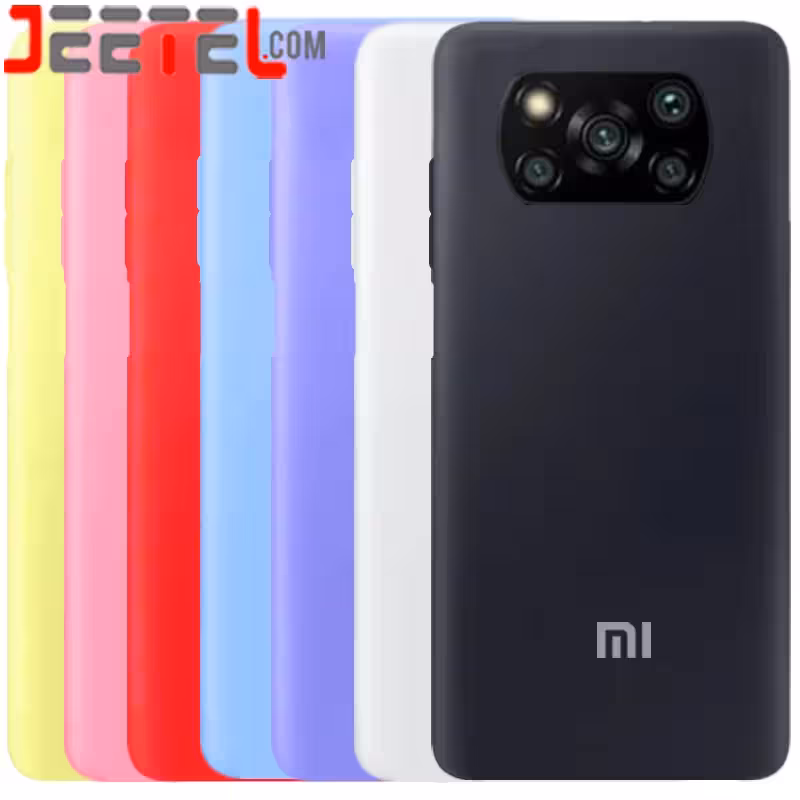 کاور گوشی سیلیکونی Xiaomi Poco X3 nfc مدل (100 درصد اصلی)