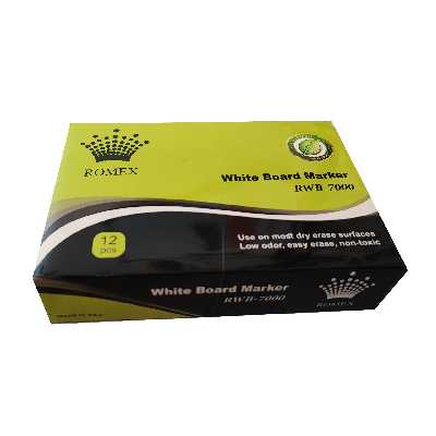 ماژیک وایت برد رومکس کد 7000 بسته 12 عددی 