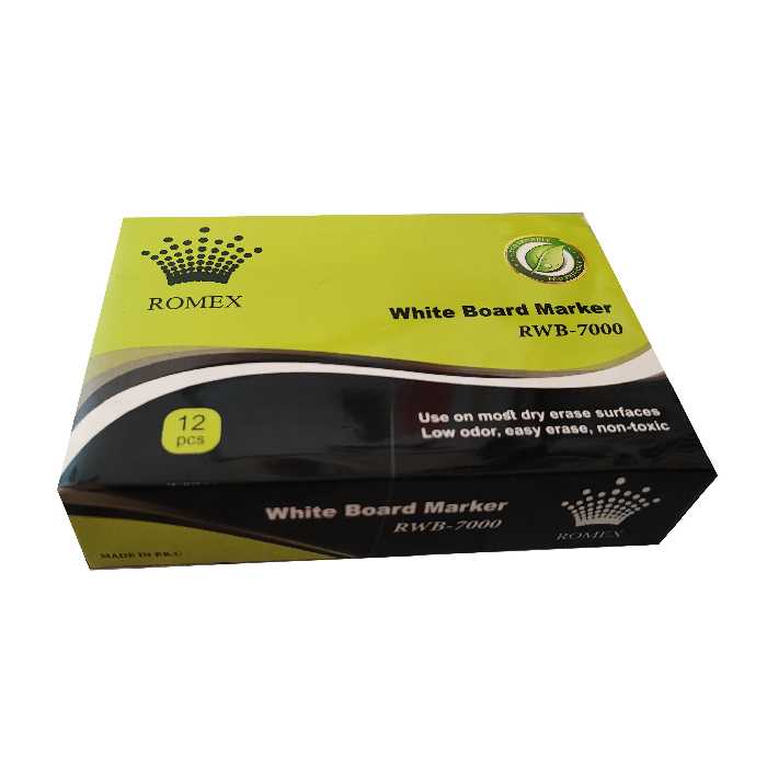 ماژیک وایت برد رومکس کد 7000 بسته 12 عددی 
