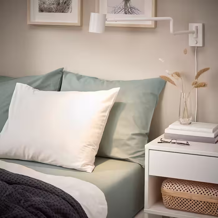 ملحفه ایکیا مدل DVALA دو نفره سایز 180x200 سانتی متر
