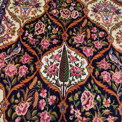 فرش دستبافت سه متری طرح درخت زندگی کد AA425