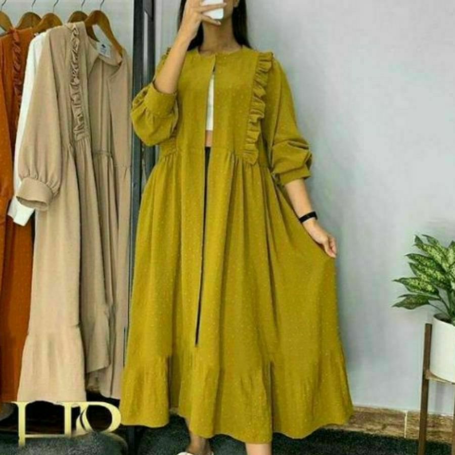 مانتو چین دار عروسکی اشکی
