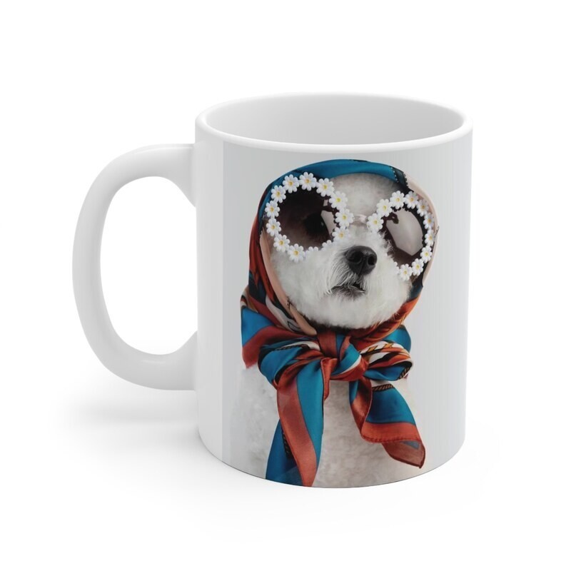 ماگ طرح سگ Dog مدل NM1216