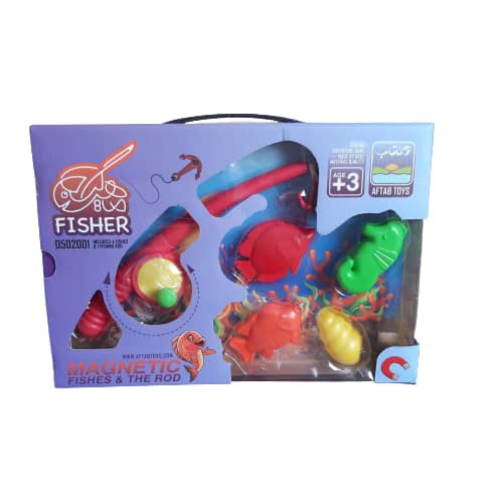 بازی آموزشی مدل ماهیگیری کد ck153 بسته 4 عددی