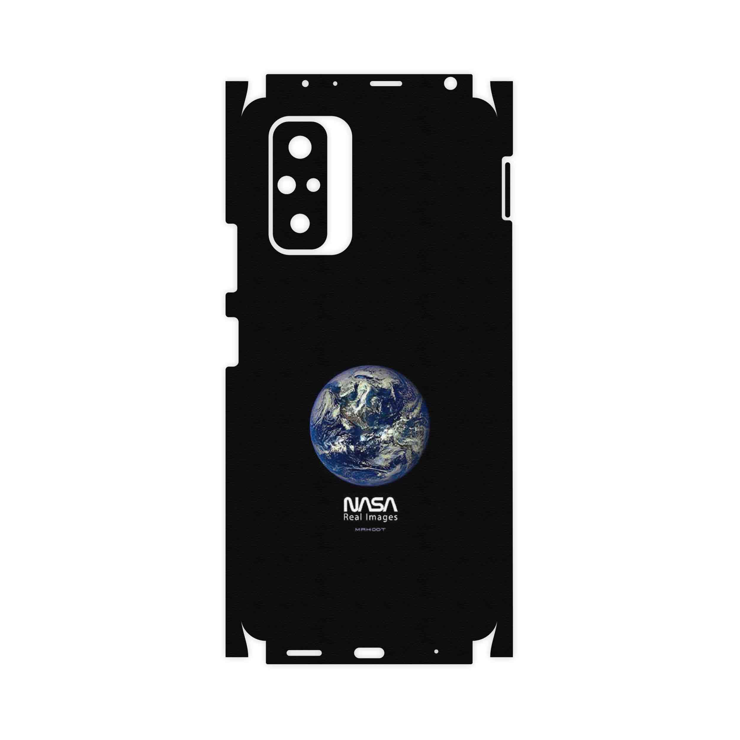 برچسب پوششی ماهوت مدل NASA Home Earth-FullSkin مناسب برای گوشی موبایل شیائومی Redmi Note 10 Pro