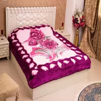پتوی دونفره نگار مدل پریما (گل برجسته)
