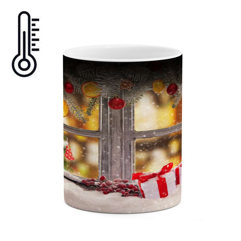 ماگ حرارتی کاکتی طرح کریسمس مدل mgh17087