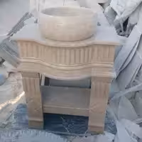 روشویی سنگی سیمکان دو پایه