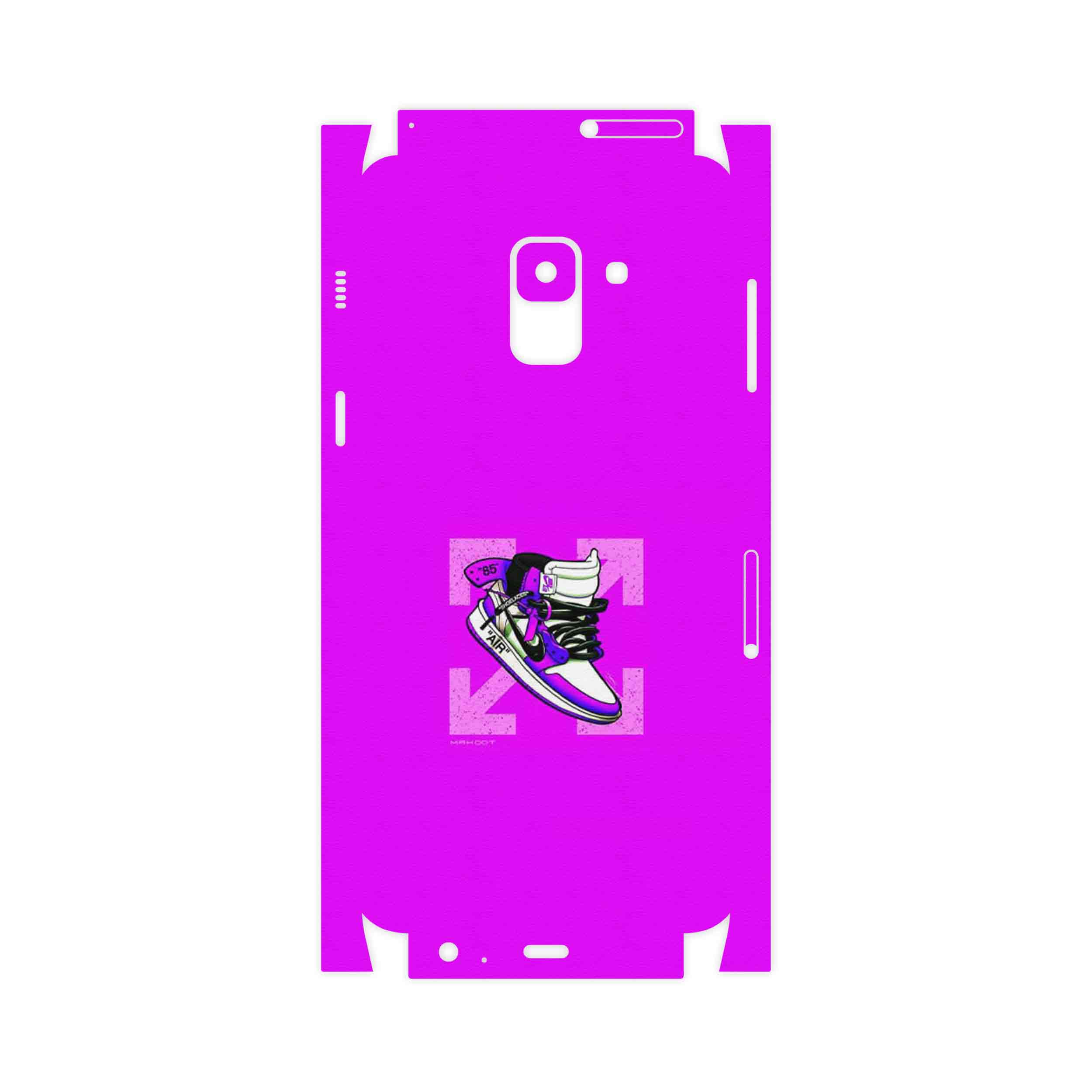 برچسب پوششی ماهوت مدل Nike Air Sneaker Digital Art-FullSkin مناسب برای گوشی موبایل سامسونگ Galaxy A8 2018