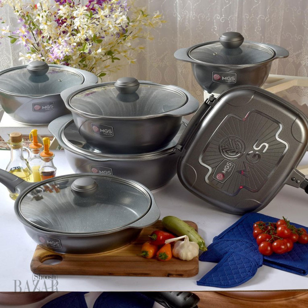 سرویس قابلمه 15 پارچه ام جی اس مدل ایتالیا A