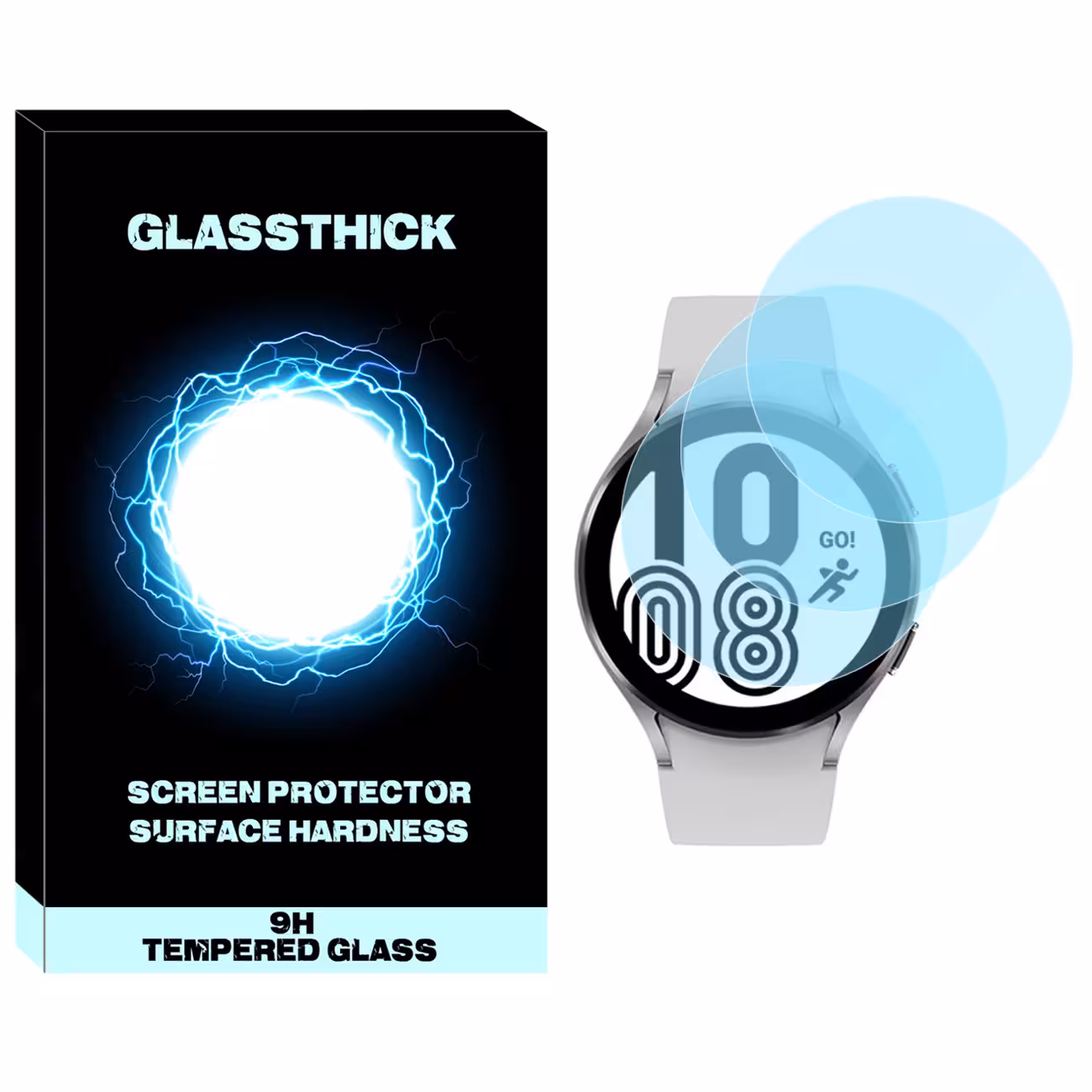 محافظ صفحه نمایش نانو گلستیگ مدل NGL مناسب برای ساعت هوشمند سامسونگ Galaxy Watch 4 40mm بسته سه عددی