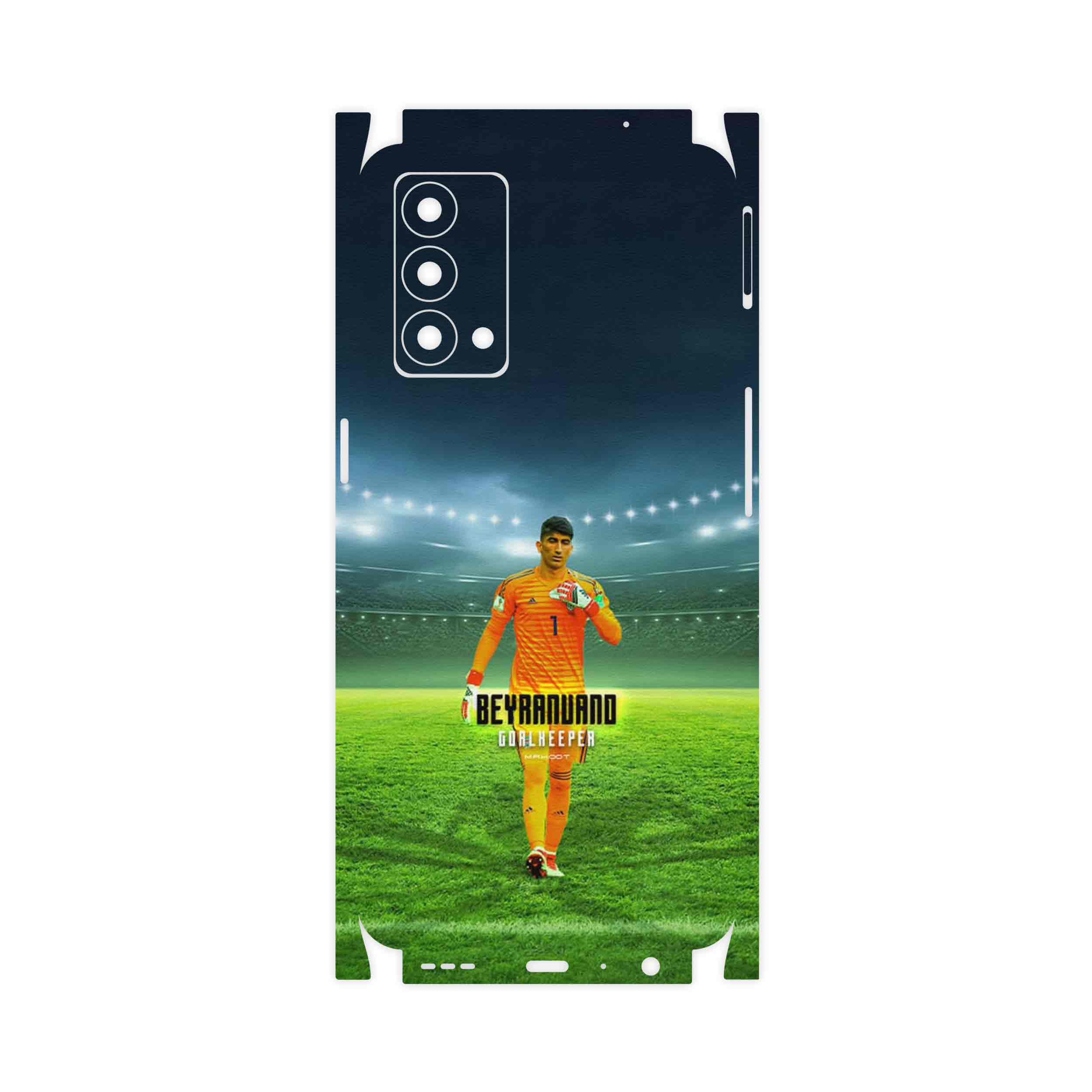 برچسب پوششی ماهوت مدل Alireza Beiranvand-FullSkin مناسب برای گوشی موبایل ریلمی GT Master