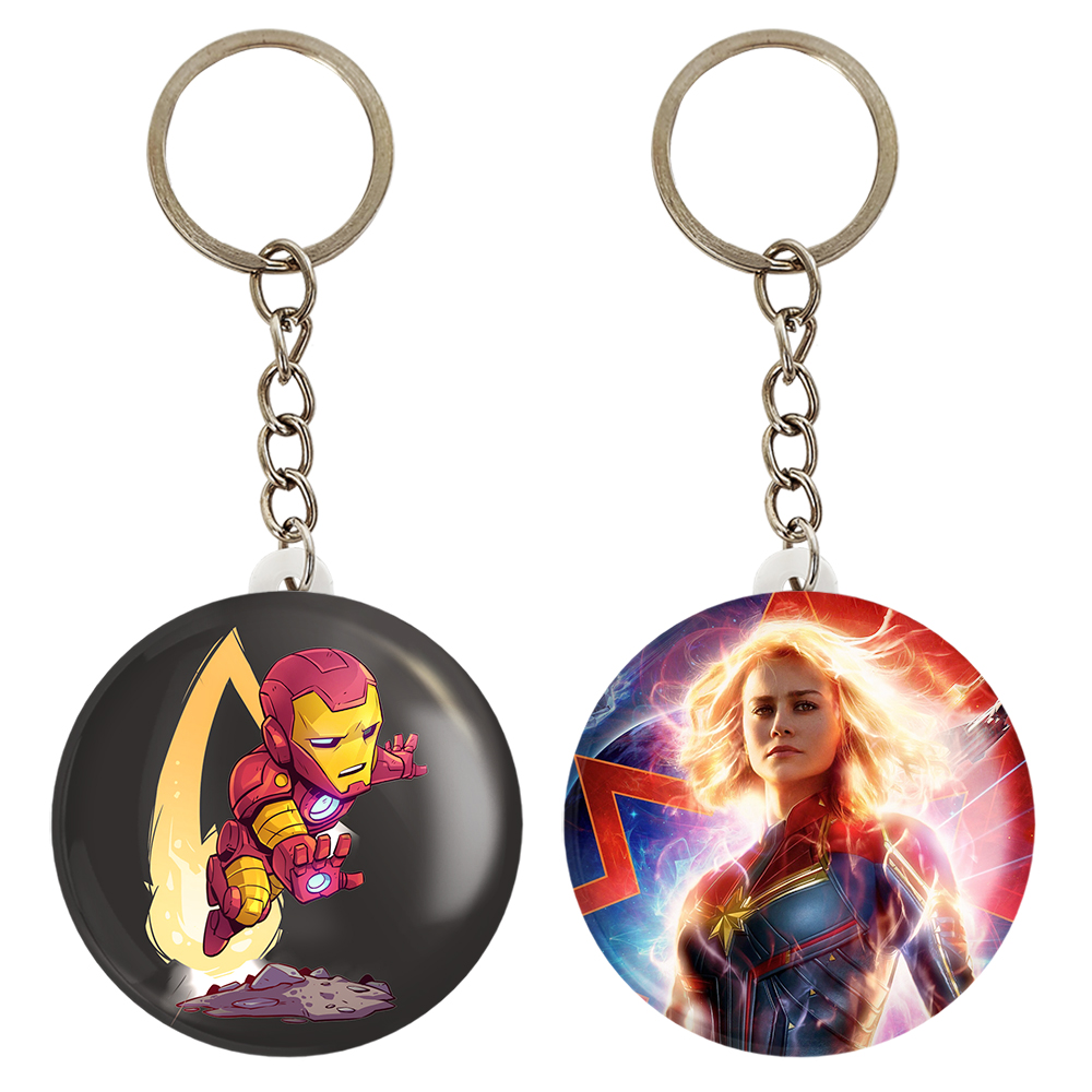 جاکلیدی خندالو مدل کاپیتان و اونجرز مارول Marvel کد 1938819392 مجموعه 2 عددی