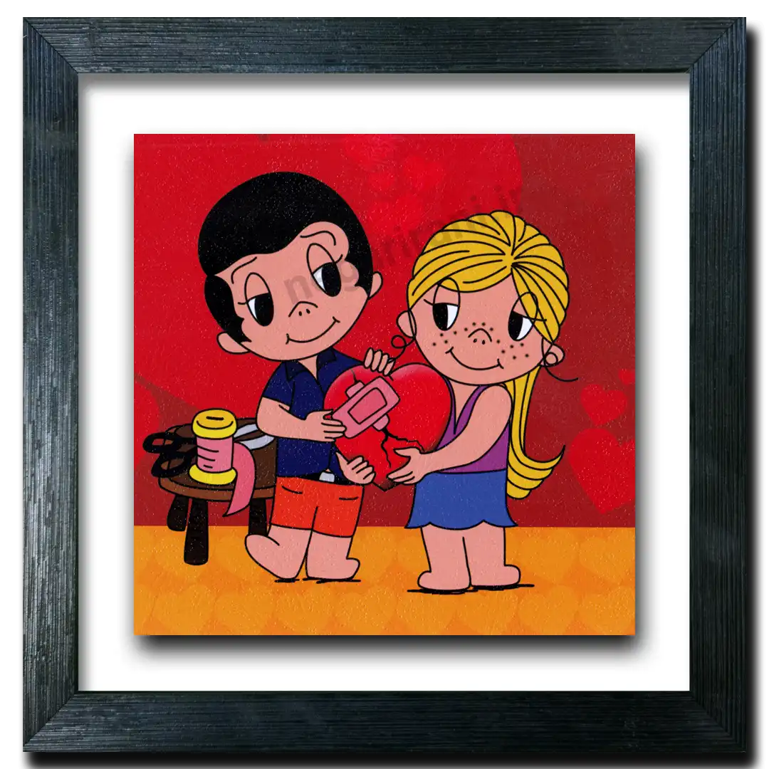 تابلو دوست داشتن هم دیگه  طرح  F 30