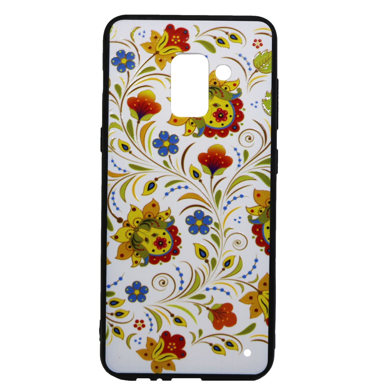 کاور طرح Flowers مدل FL-01 مناسب برای گوشی موبایل سامسونگ Galaxy A8 Plus 2018