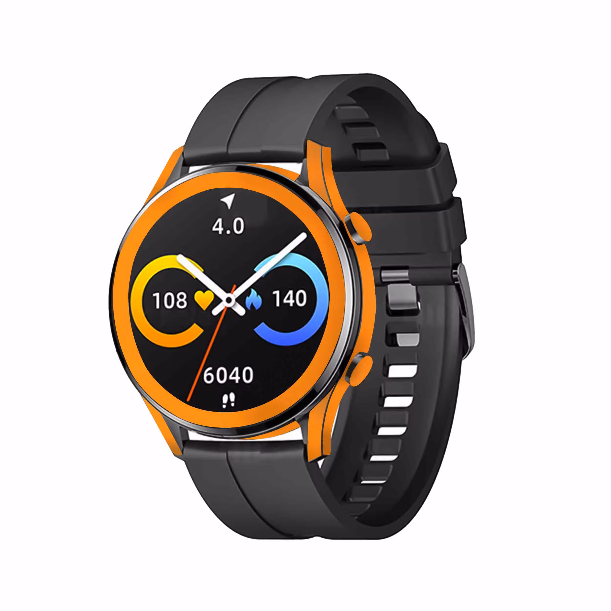 برچسب ماهوت طرح Matte-Orange مناسب برای ساعت هوشمند شیائومی Imilab W12