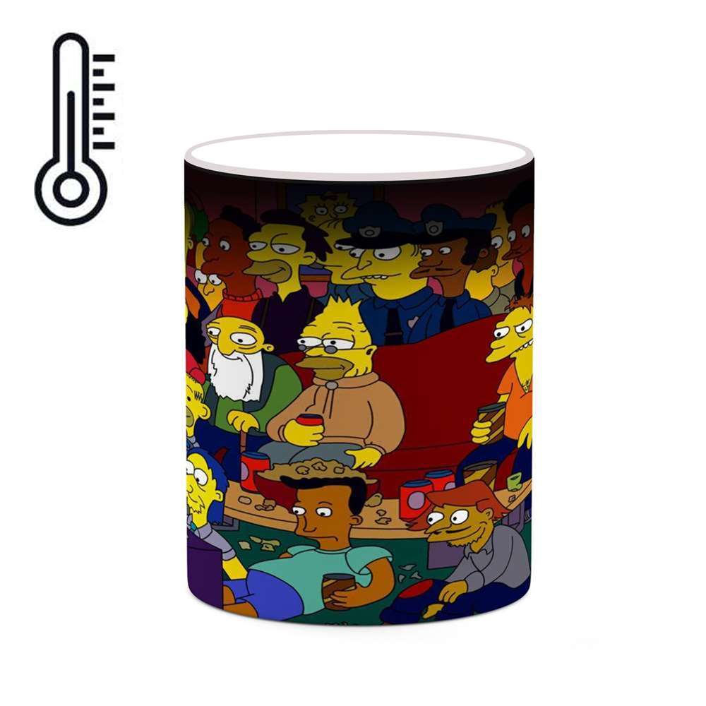 ماگ حرارتی کاکتی طرح کارتون سیمپسون مدل mgh23756