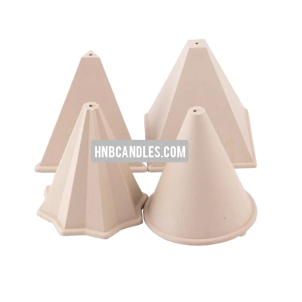 قالب شمع 4 تایی فانتزی قطر 5 و ارتفاع 7 سانتی متر