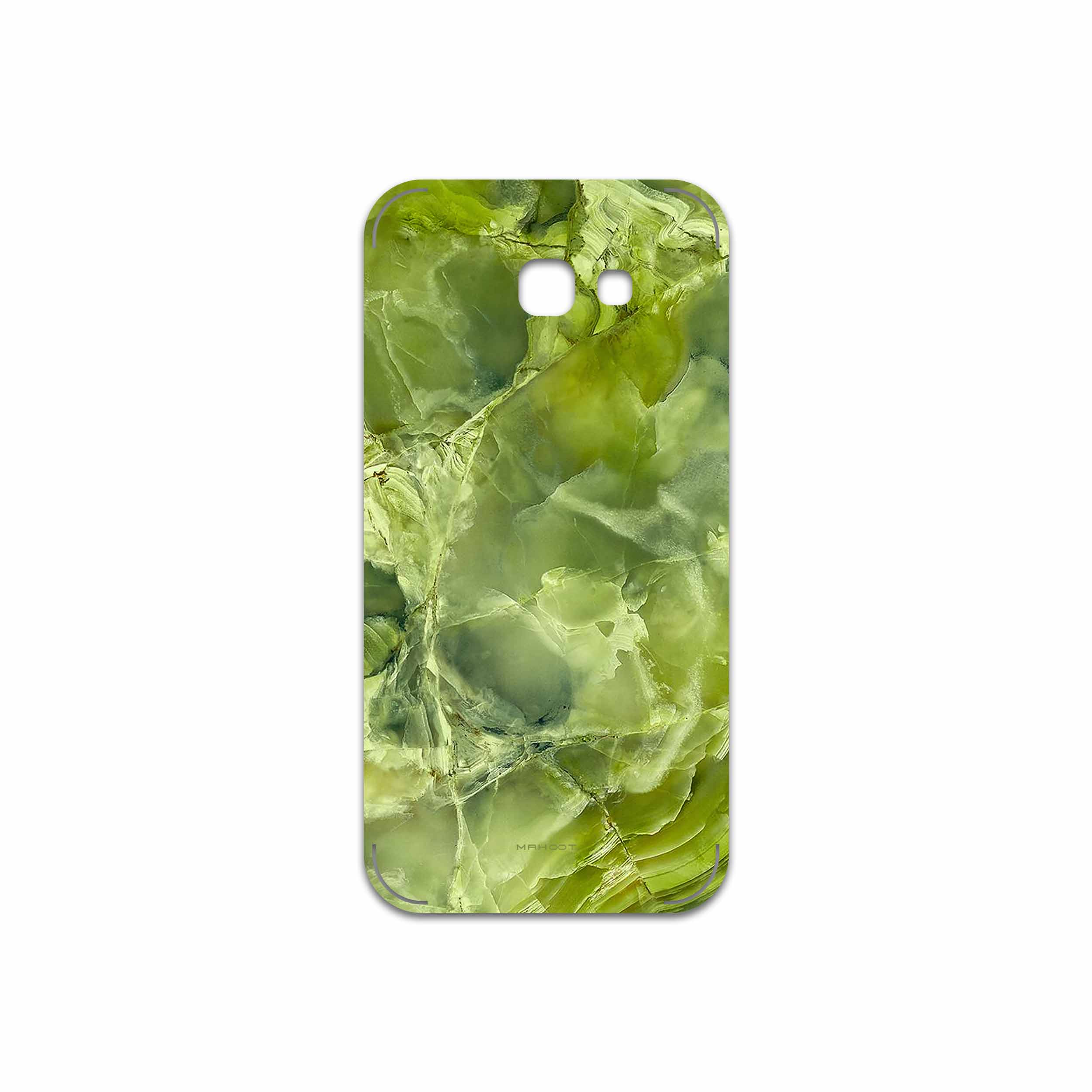 برچسب پوششی ماهوت مدل Green Crystal Marble مناسب برای گوشی موبایل سامسونگ Galaxy A5 2017