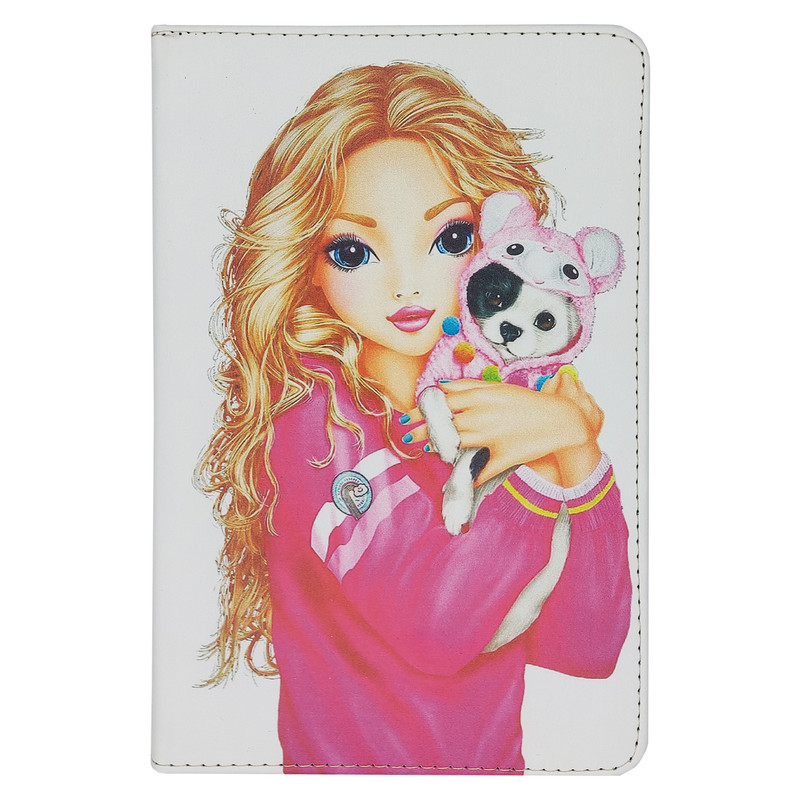 کیف کلاسوری مدل دختر رمانتیک مناسب برای تبلت سامسونگ Galaxy Tab A7 10.4 2020 / T505 | دیجی قاب دونی