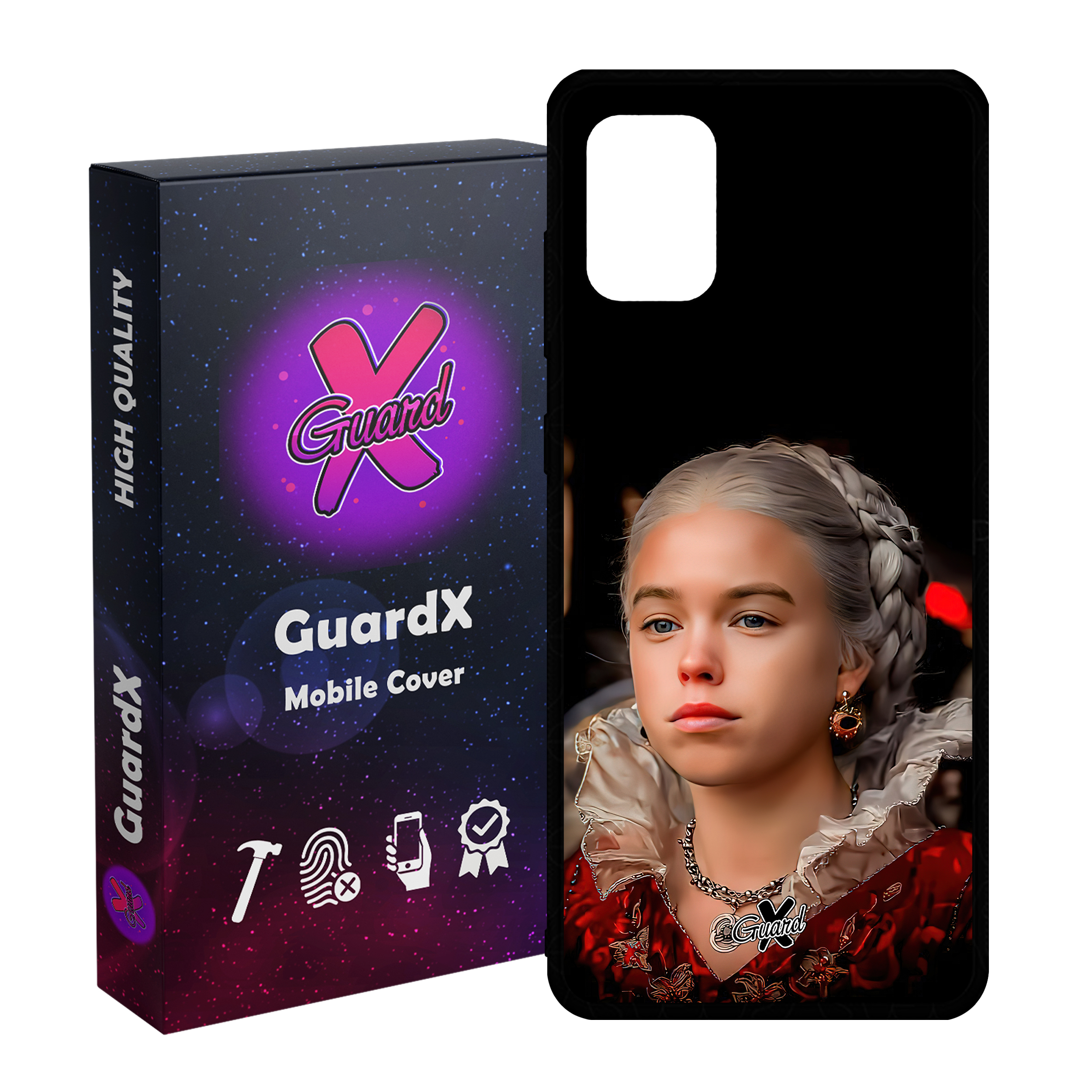 کاور گارد ایکس طرح خاندان اژدها مدل Glass10493 مناسب برای گوشی موبایل سامسونگ Galaxy A31