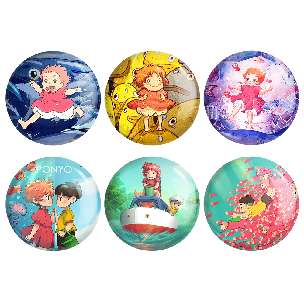 پیکسل خندالو مدل انیمه پونیو Ponyo کد 326A مجموعه 6 عددی