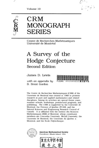 خرید و دانلود نسخه کامل کتاب A survey of the Hodge conjecture