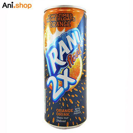 رانی پرتقال دو برابر تیکه میوه قوطی 240 میل کد E19
