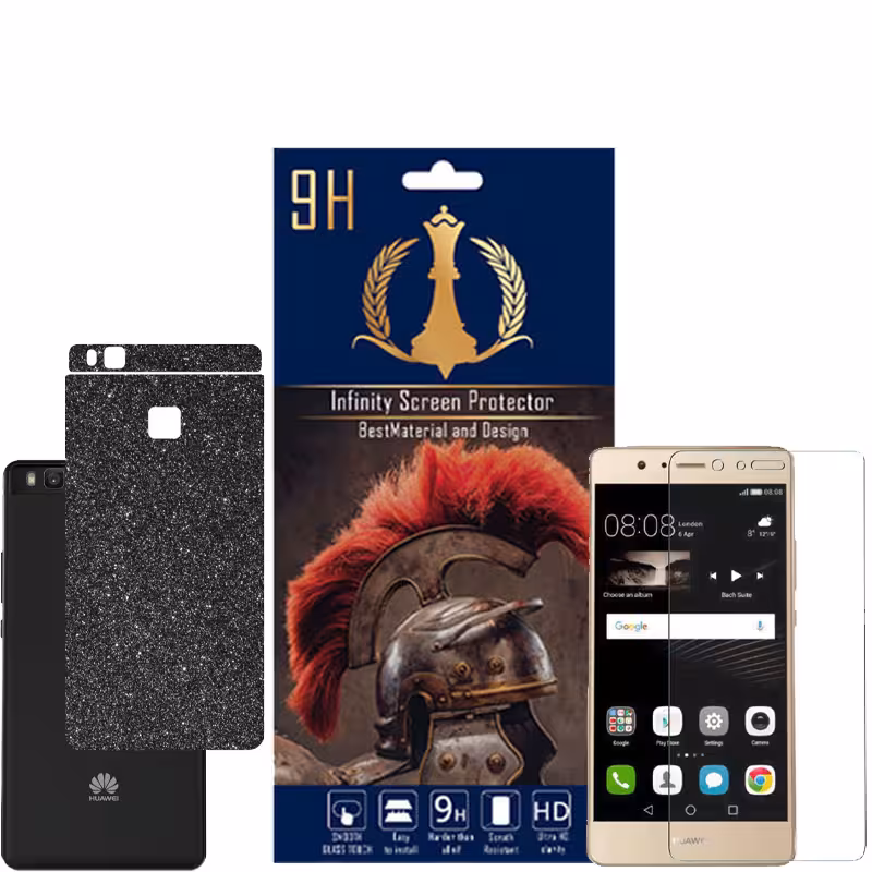 برچسب پوششی اینفینیتی مدل PRO MAX مناسب برای گوشی موبایل هوآوی P9 LITE به همراه محافظ صفحه نمایش