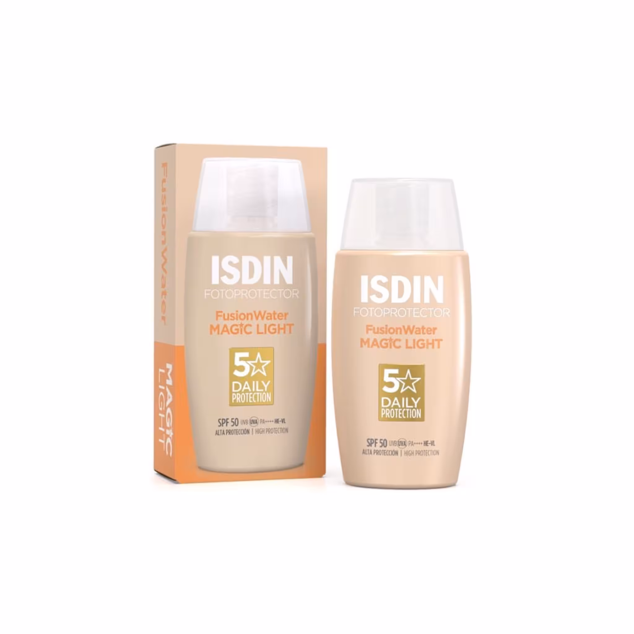ضد آفتاب فیوژن واتر مجیک لایت SPF50  ایزدین رنگی