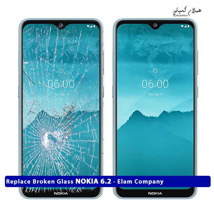 تعویض گلس تاچ ال سی دی نوکیا NOKIA 6.2 – ضمانتی و بدون ریسک