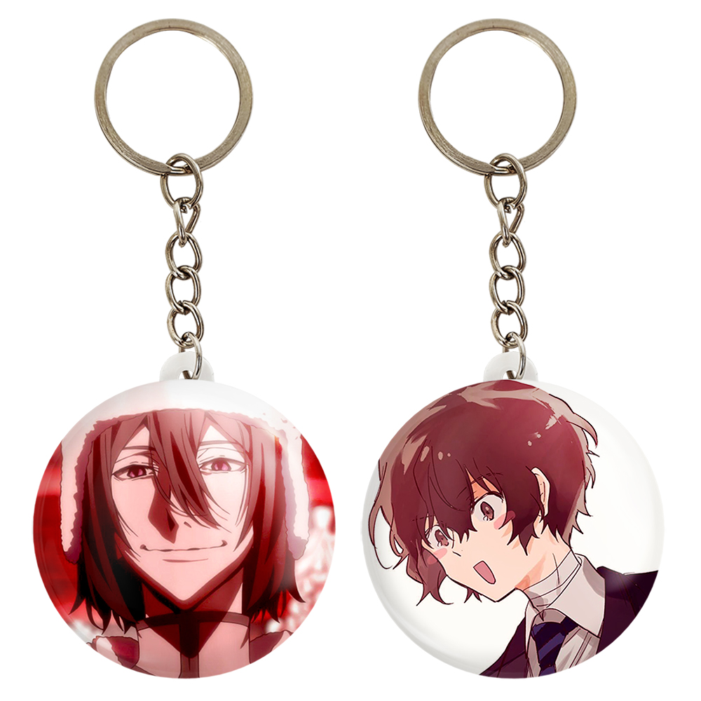 جاکلیدی خندالو مدل دازای و فئودور انیمه سگ های ولگرد بانگو کد 1564615649 مجموعه 2 عددی