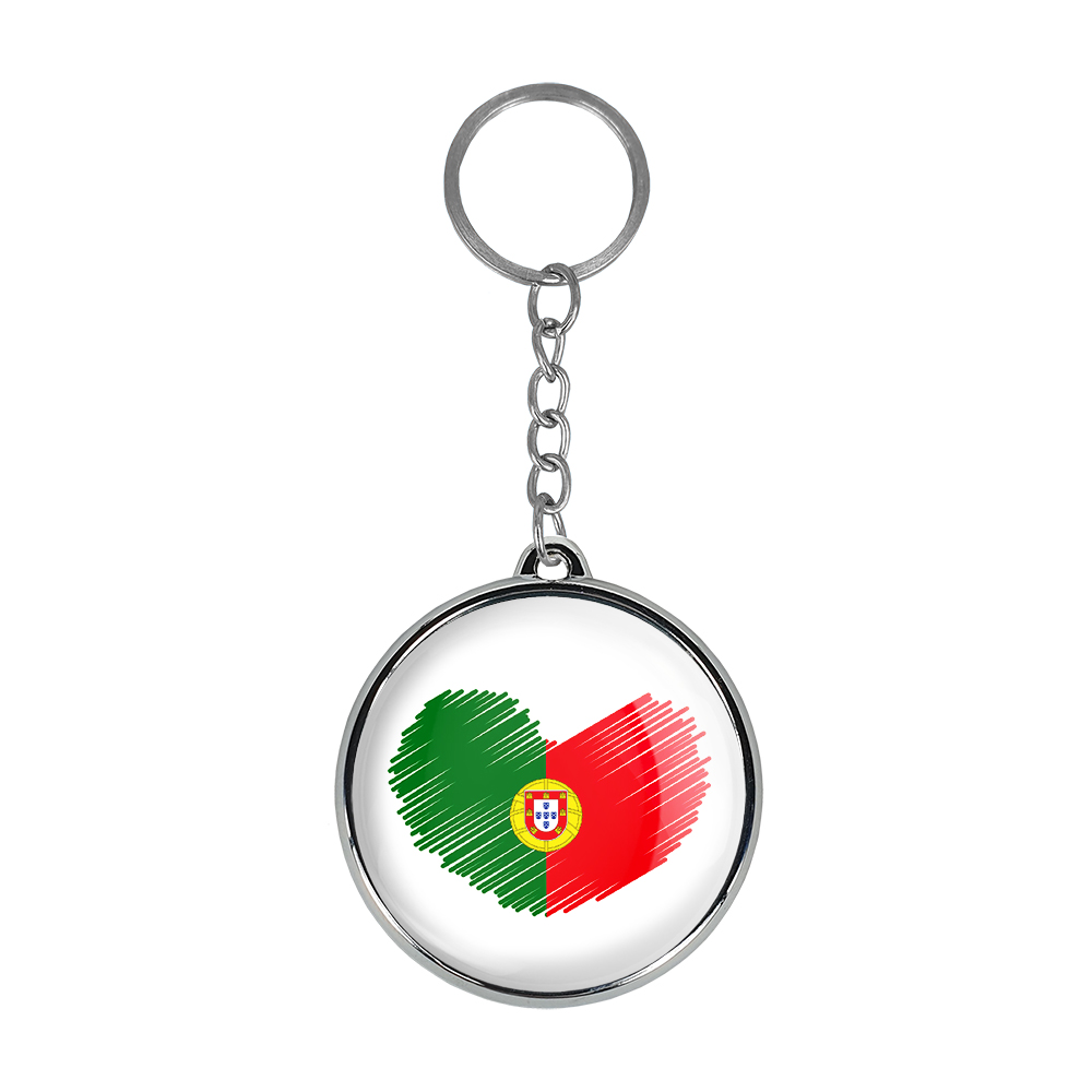 جاکلیدی خندالو طرح پرچم پرتغال مدل دوطرفه کد 2054120537