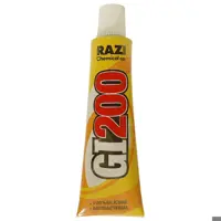 چسب آکواریوم بیرنگ رازی مدل سیلیکون کد جی آی 200 وزن 30 گرم بسته 6 عددی