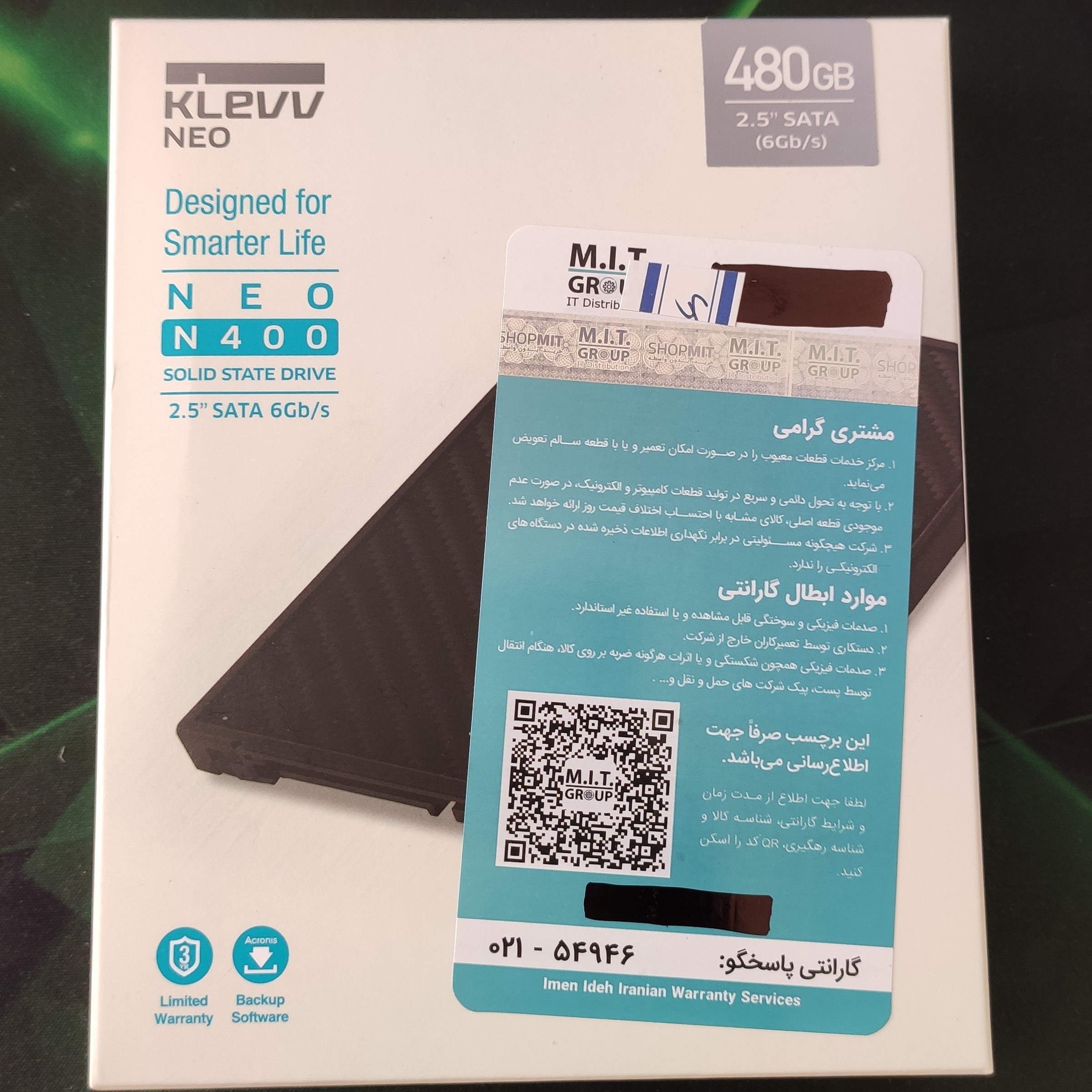 اس اس دی klevv neo 480 gb