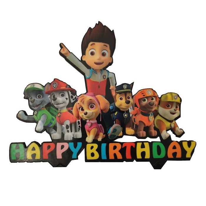 تاپر تزیین کیک بهگز مدل سگ های نگهبان