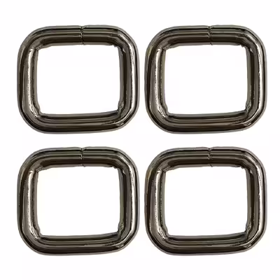 یراق کیف مدل چهارگوش کد 4Stl2Cm بسته 4 عددی