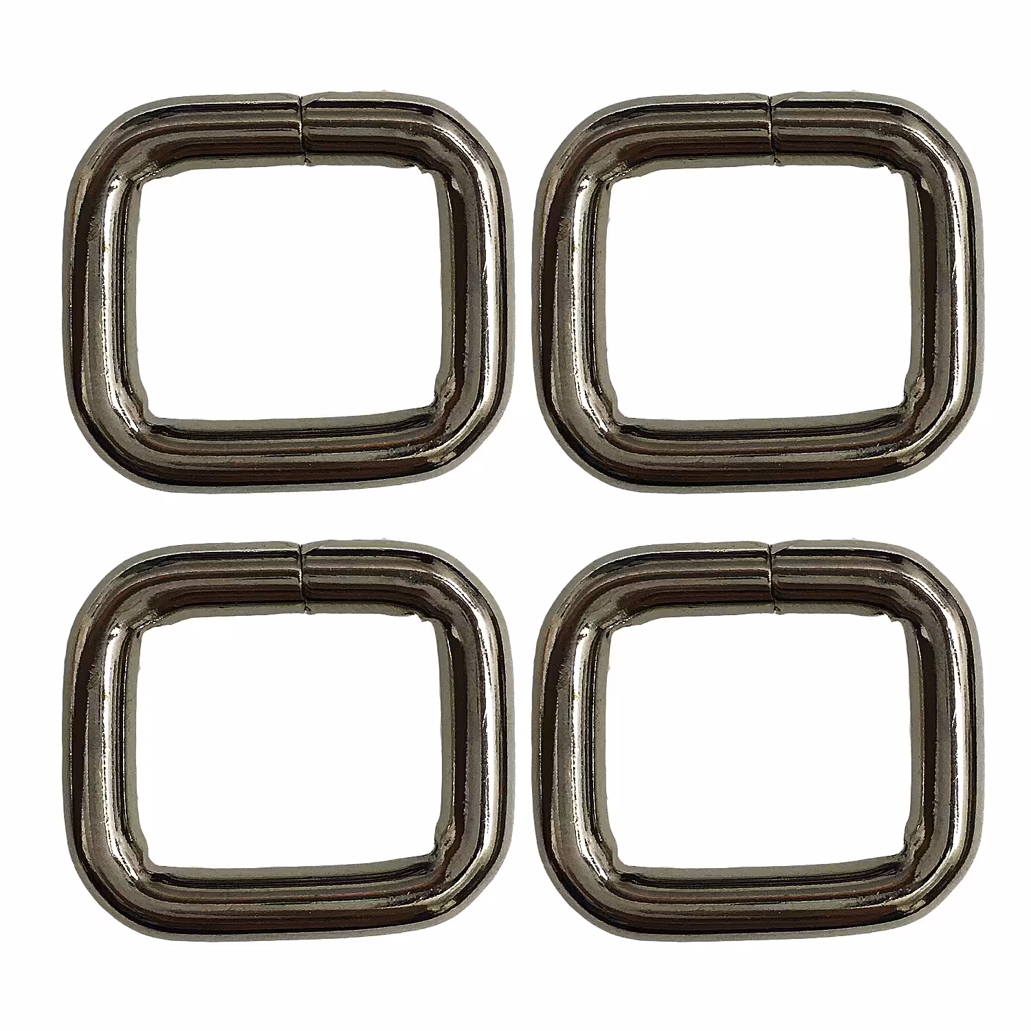 یراق کیف مدل چهارگوش کد 4Stl2Cm بسته 4 عددی