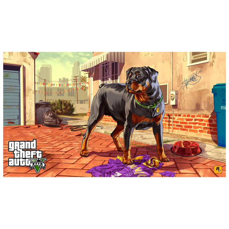 تابلو شاسی مدل T8126 طرح بازی GTA | دنیای قاب