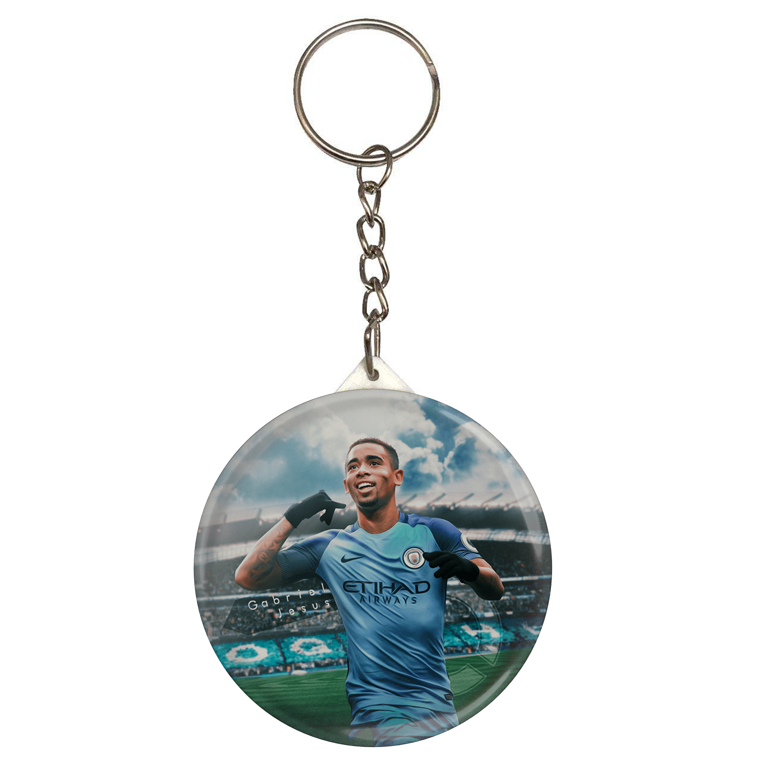 جاکلیدی طرح بازیکن فوتبال برزیل منچستر سیتی انگلیس مدل S4734 