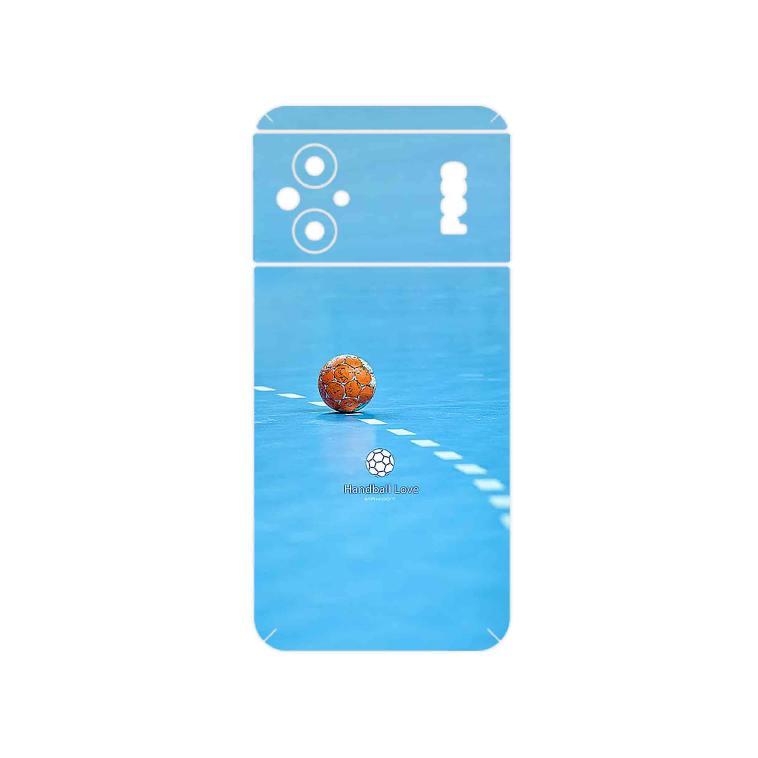 برچسب پوششی ماهوت مدل Handball مناسب برای گوشی موبایل شیائومی Poco M5