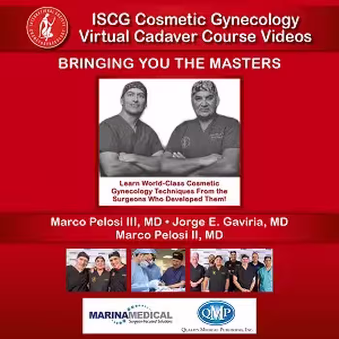 ISCG Cosmetic Gynecology Virtual Cadaver Course Videos at 10€