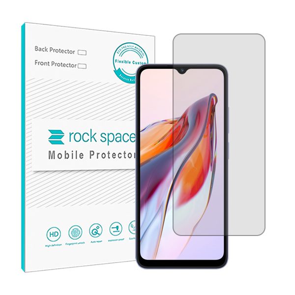 گلس شیائومی Redmi 12C مدل نانو هیدروژل شفاف برند راک اسپیس کد 25154S