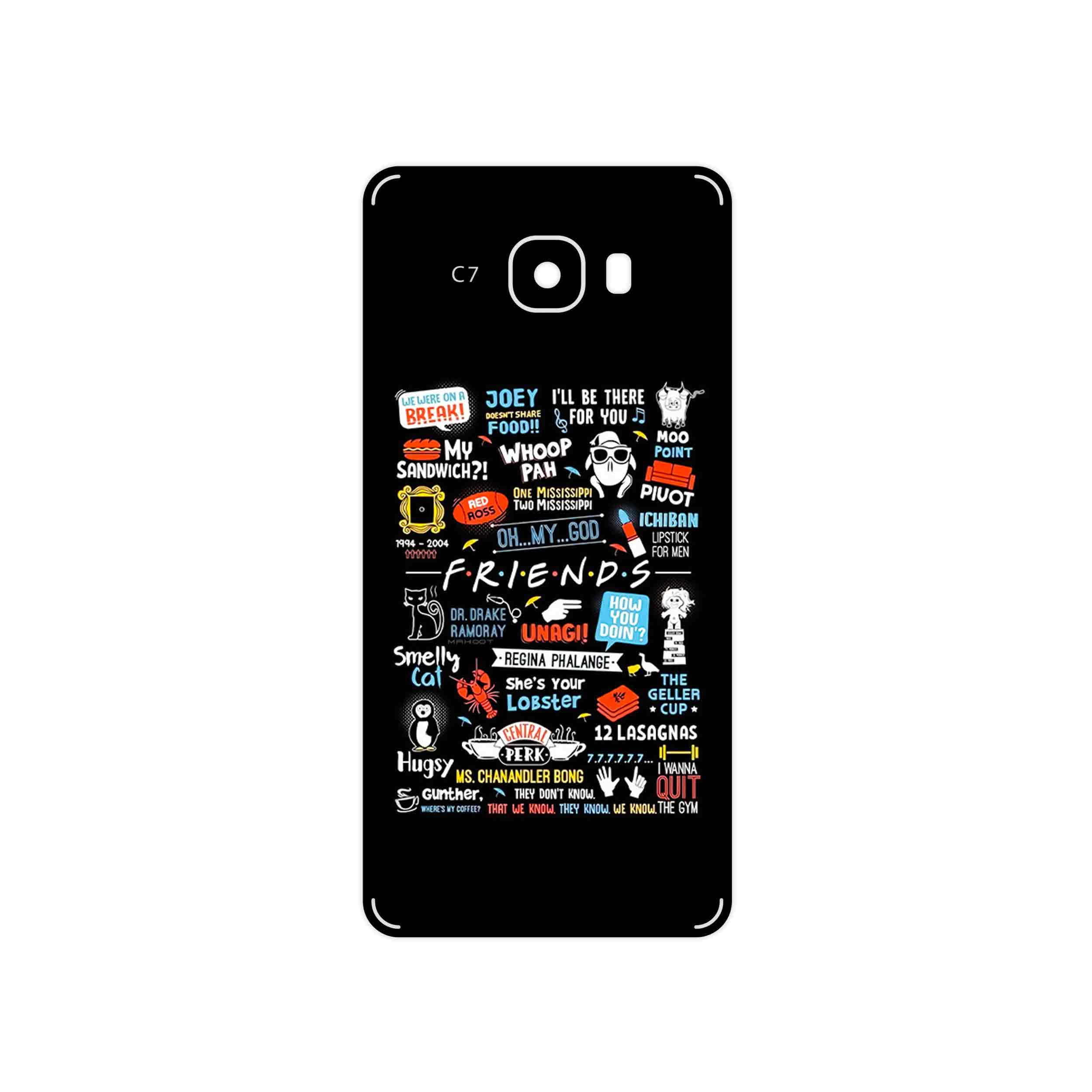 برچسب پوششی ماهوت مدل Friends 2 مناسب برای گوشی موبایل سامسونگ Galaxy C7