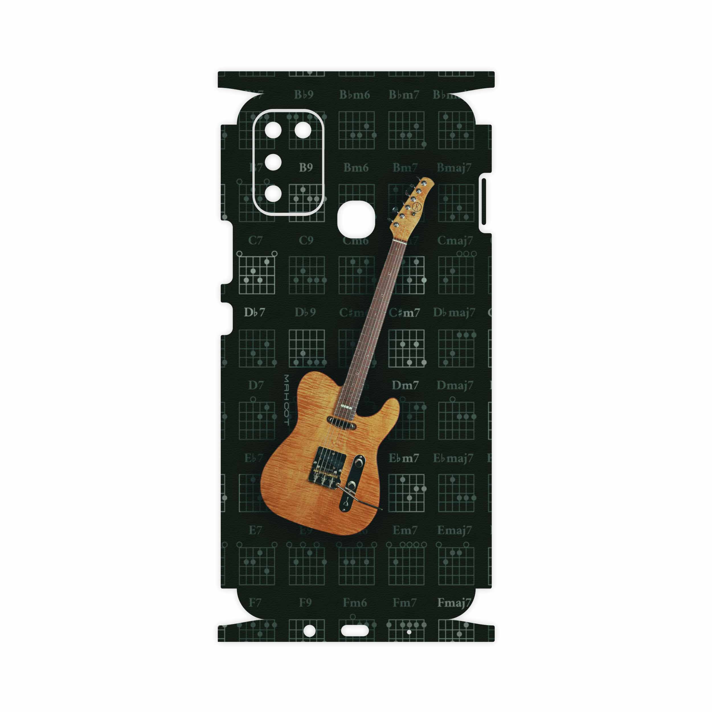 برچسب پوششی ماهوت مدل Guitar-Instrument-FullSkin مناسب برای گوشی موبایل اینفینیکس Hot 10 Play