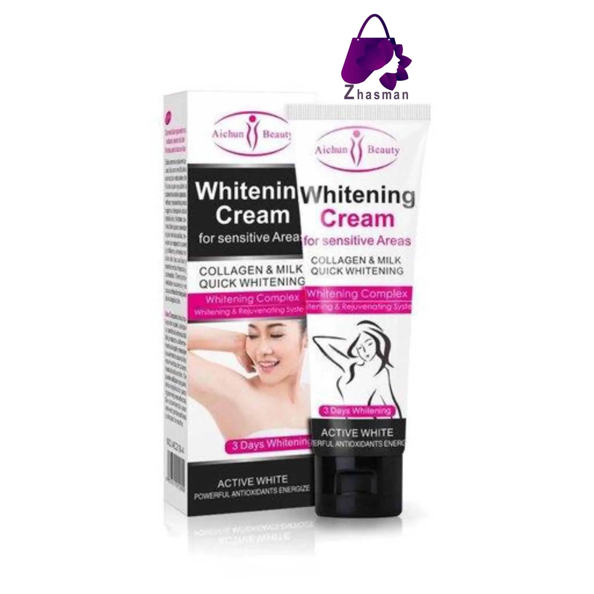 کرم سفید کننده زیر بغل آیچون بیوتی Aichun Beauty_اورجینال حجم 50 میل