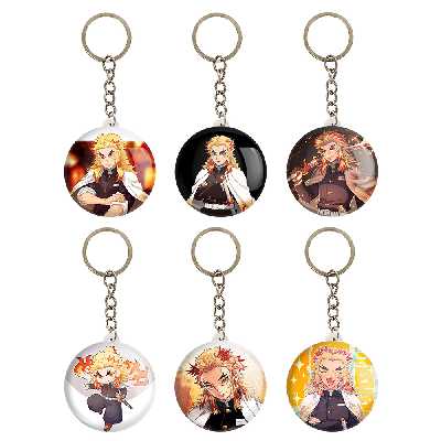 جاکلیدی خندالو مدل انیمه شیطان کش کد 343A مجموعه 6 عددی