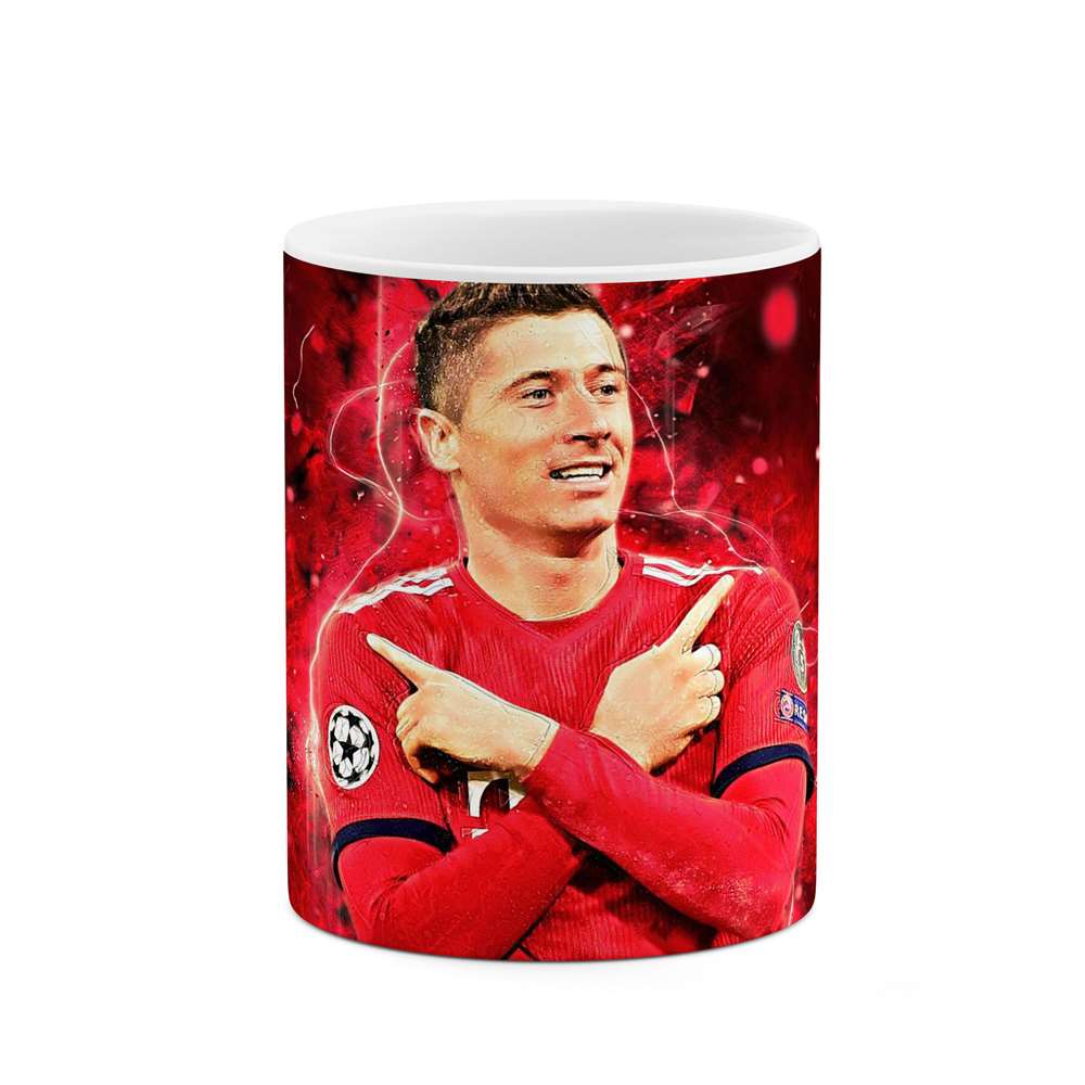 ماگ طرح فوتبالیست Robert Lewandowski مدل mgp12904