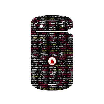 برچسب پوششی ماهوت مدل Programming 1 مناسب برای گوشی موبایل بلک بری Bold Touch 9900